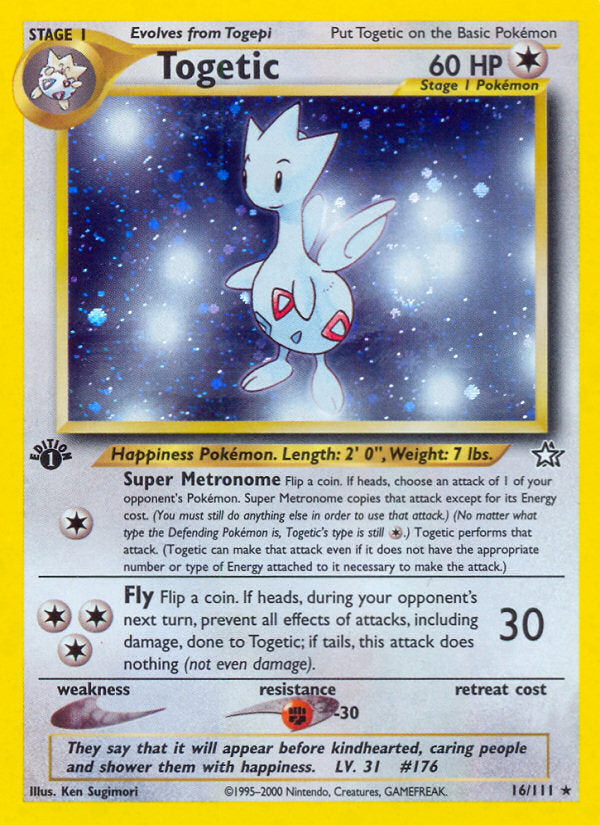 Neo Genesis Holo Togetic #16/111 first edition